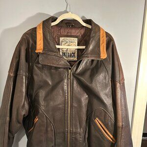 New Zealand Outback Cooper Collection Leather Bomber, XL